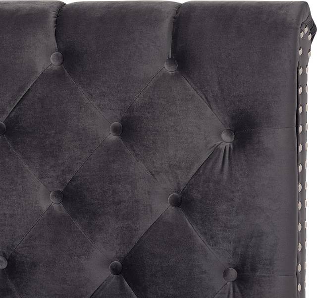 Panola Dark Gray Full Bed - Thumbnail - Image 4