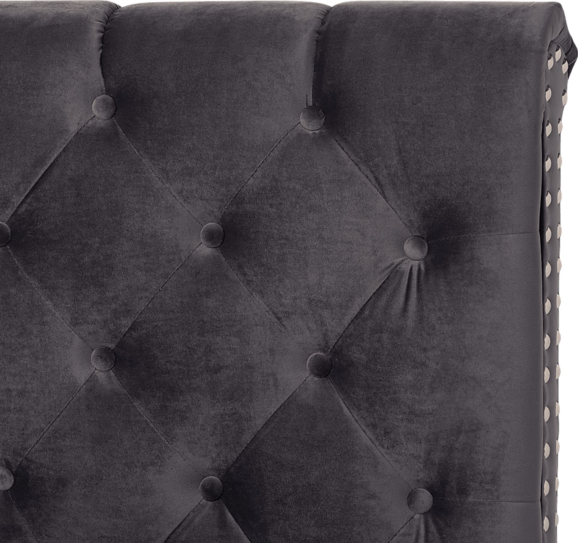 Panola Dark Gray King Bed - Image 4