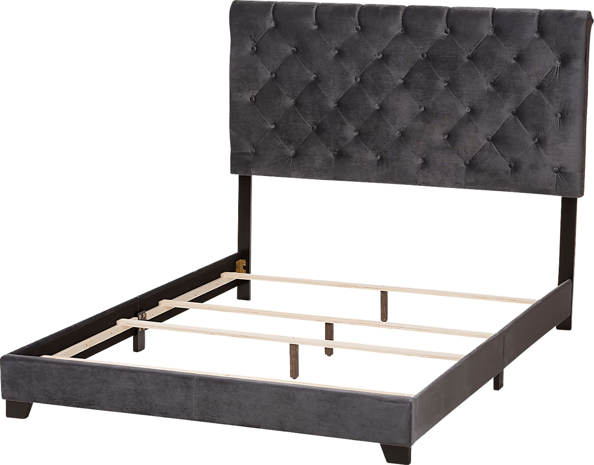 Panola Dark Gray Queen Bed - Image 3