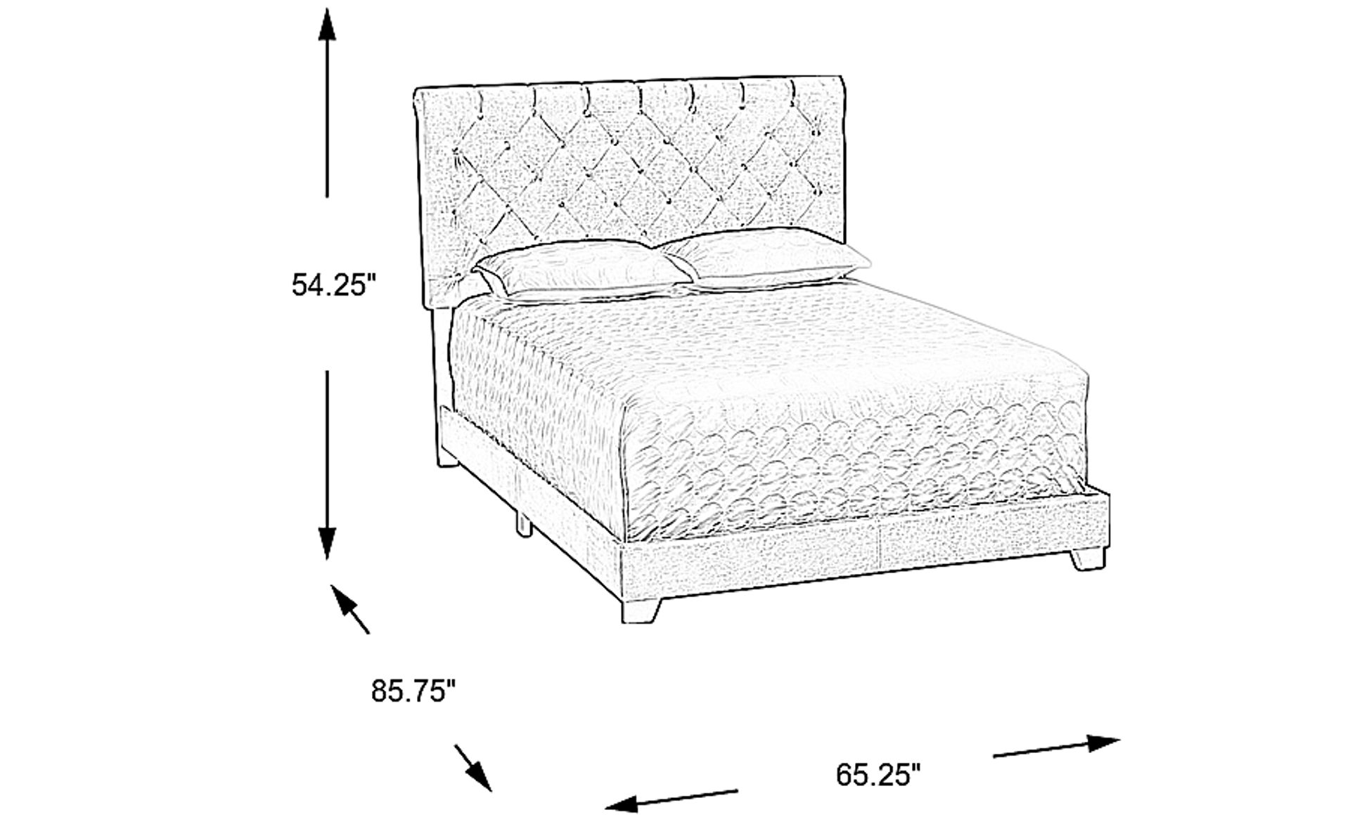 Dimension Image. Please refer to the Dimension Tab on this page for dimension details.