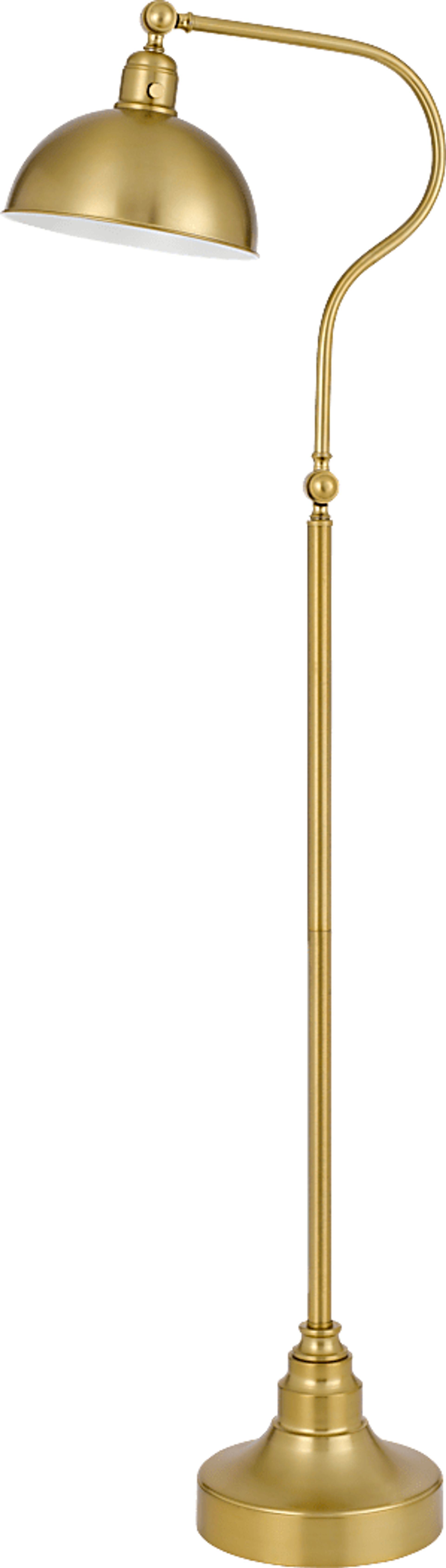 Pantera Court Brass Floor Lamp - Image 1