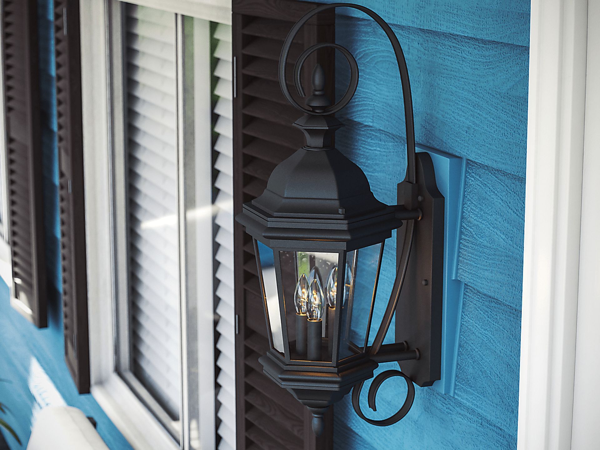 Papago Black Outdoor Medium Wall Sconce - Image 6