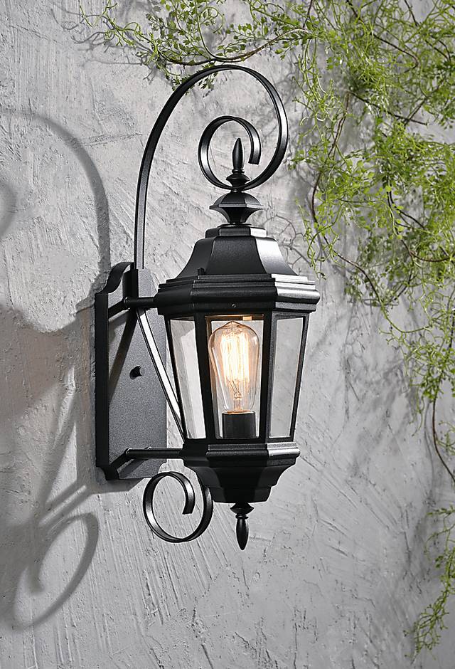 Papago Black Outdoor Wall Sconce - Thumbnail - Image 2