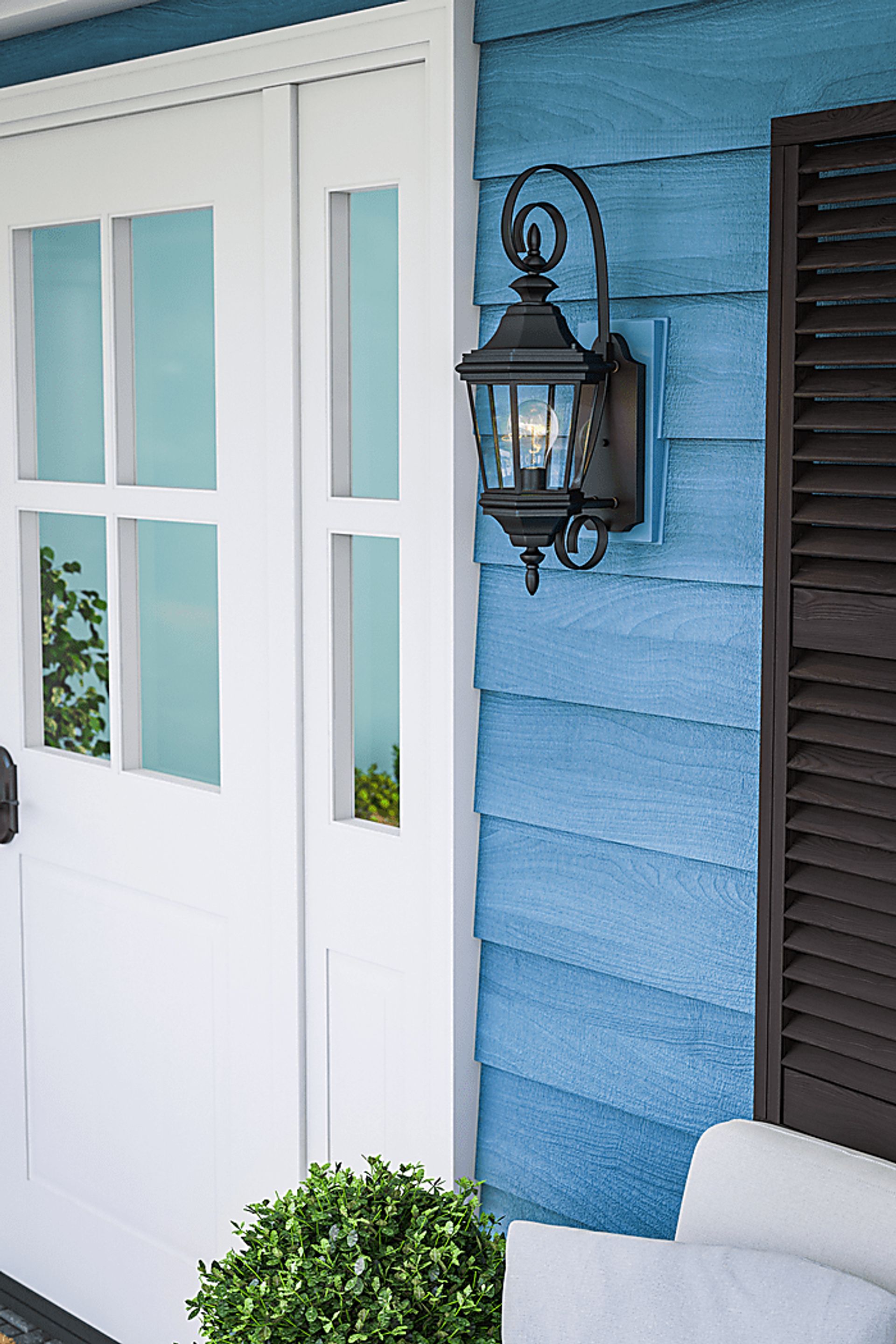 Papago Black Outdoor Wall Sconce - Image 5