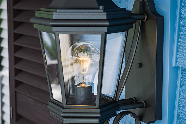 Papago Black Outdoor Wall Sconce - Thumbnail - Image 8