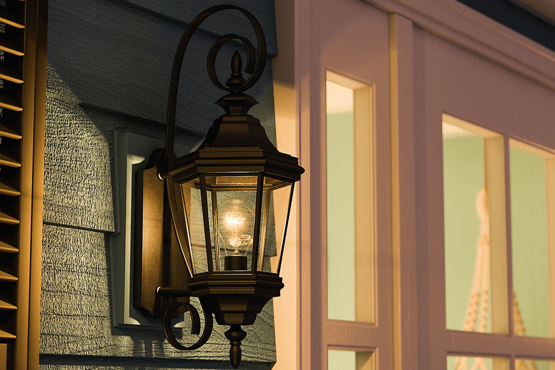 Papago Black Outdoor Wall Sconce - Image 10