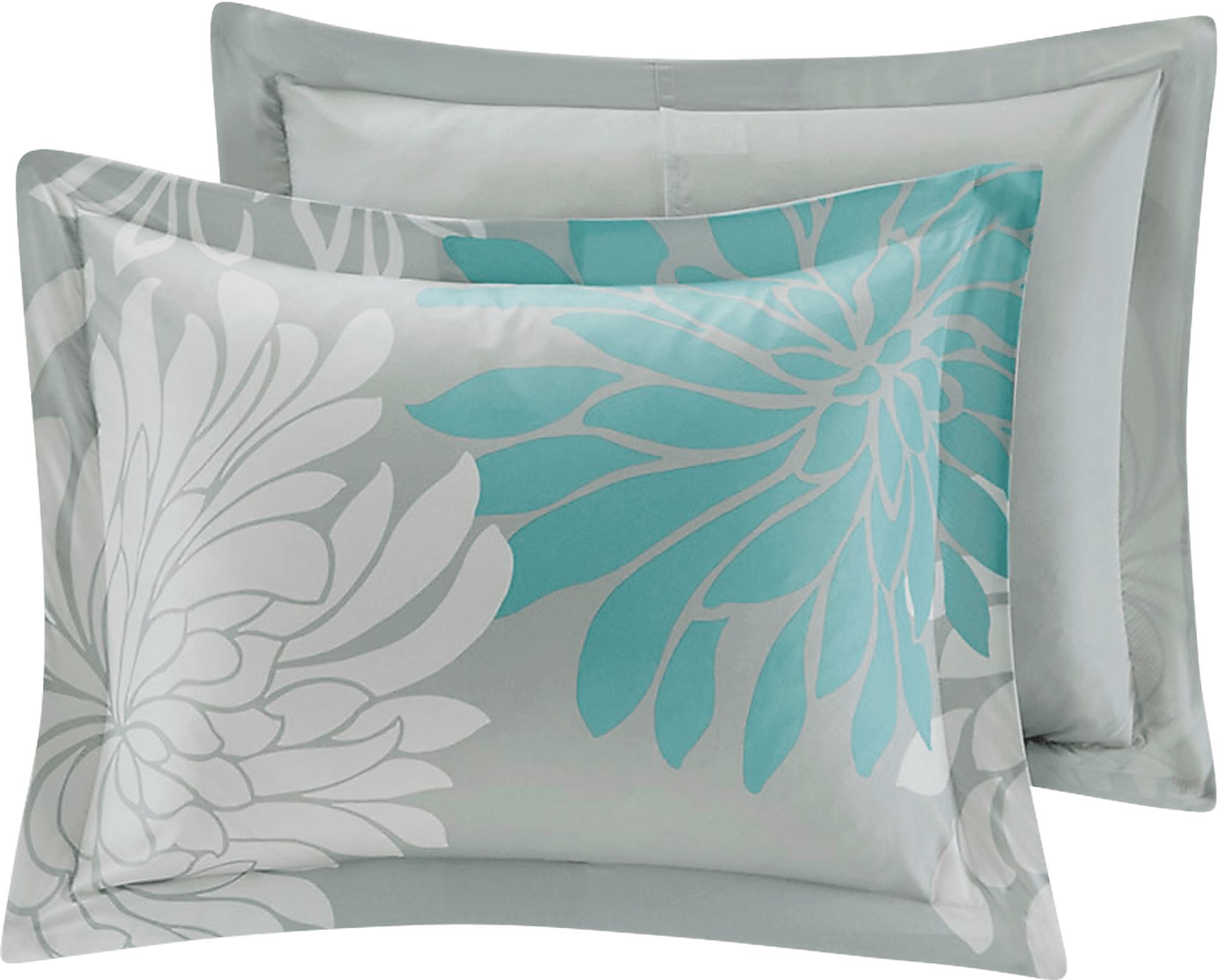 Papania Blue 9 Pc California King Comforter Set - Image 3