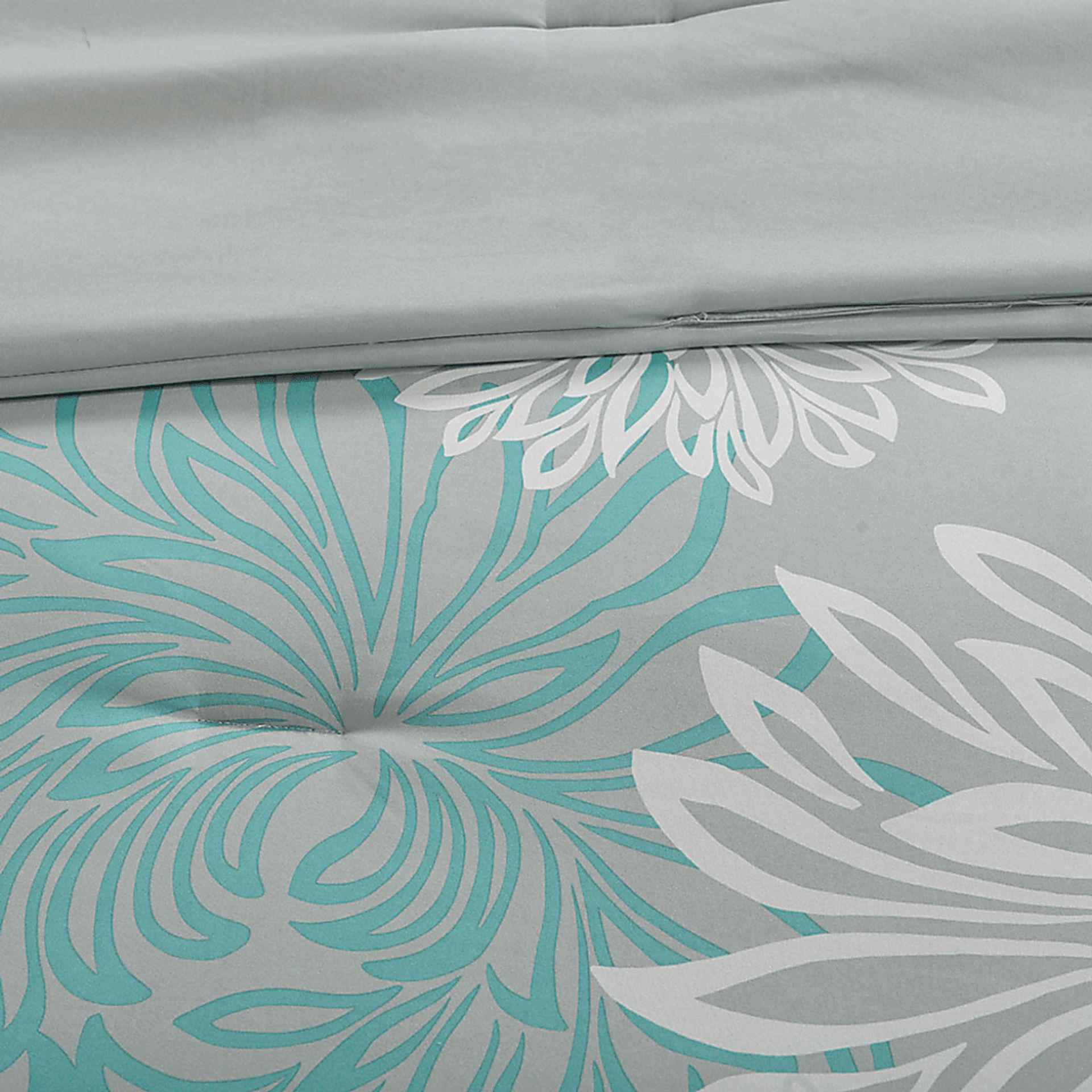 Papania Blue 9 Pc California King Comforter Set - Image 7