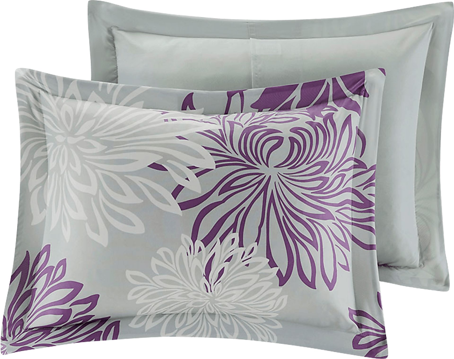 Papania Purple 9 Pc Queen Comforter Set - Image 3