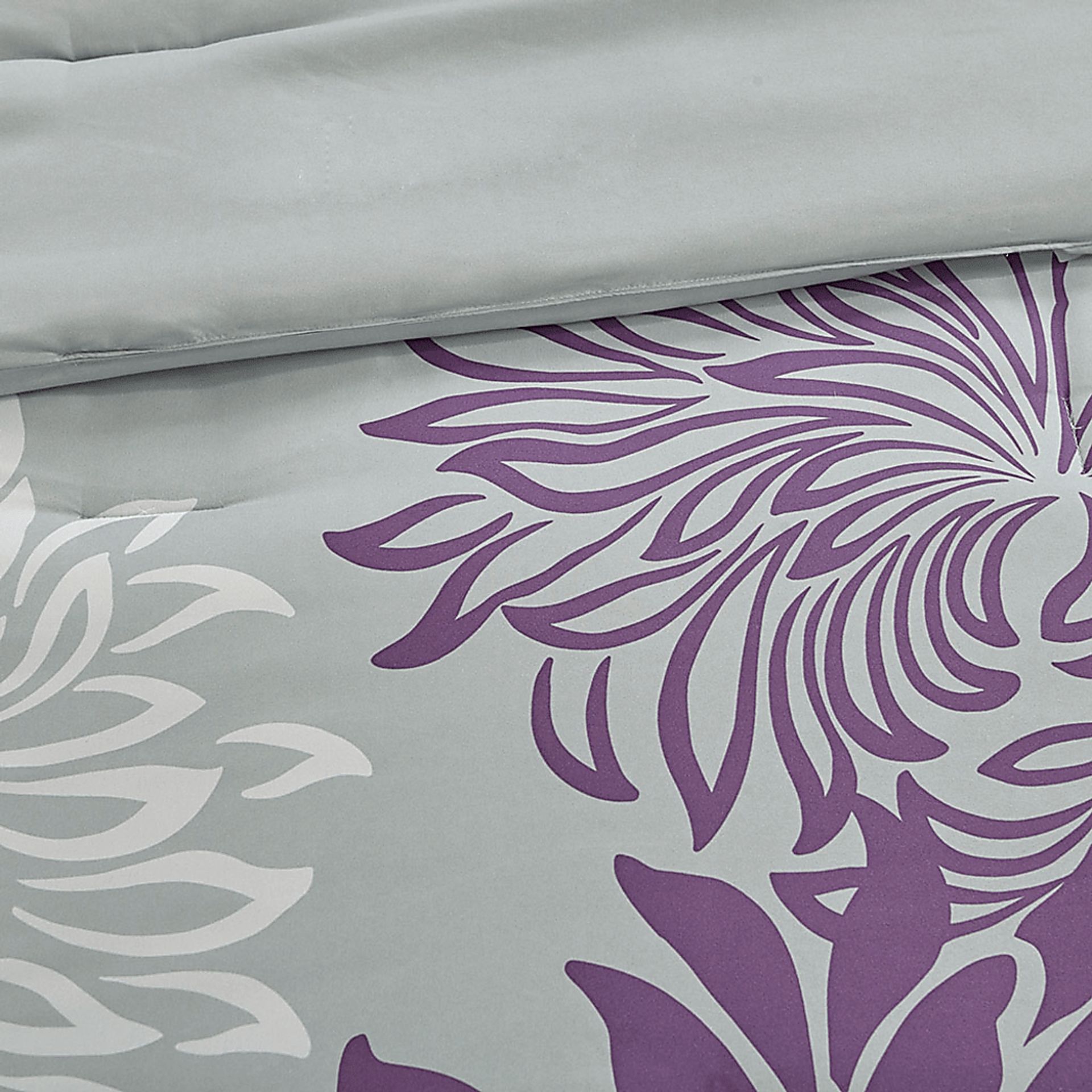 Papania Purple 9 Pc Queen Comforter Set - Image 7