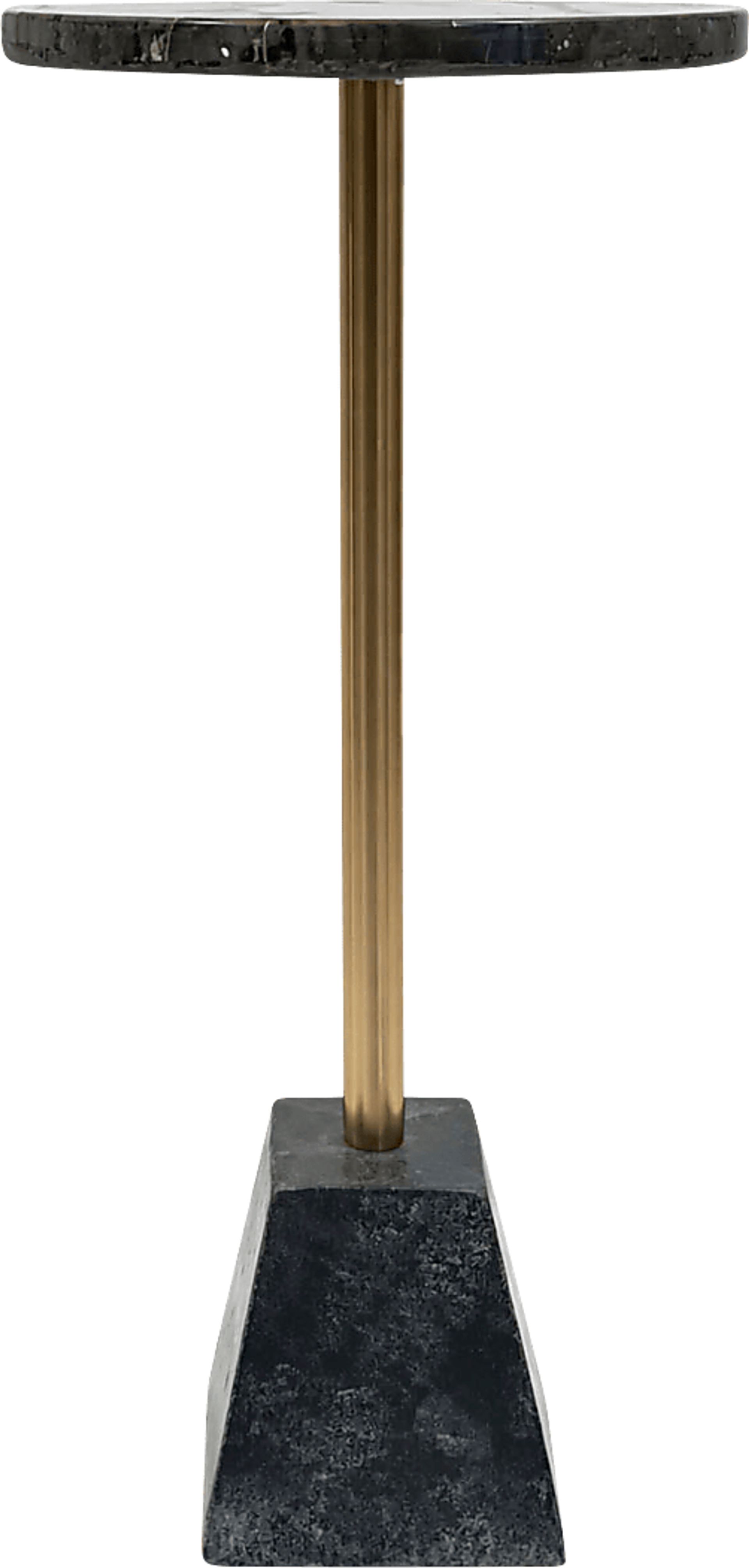 Papave Gold/Black Accent Table - Image 3