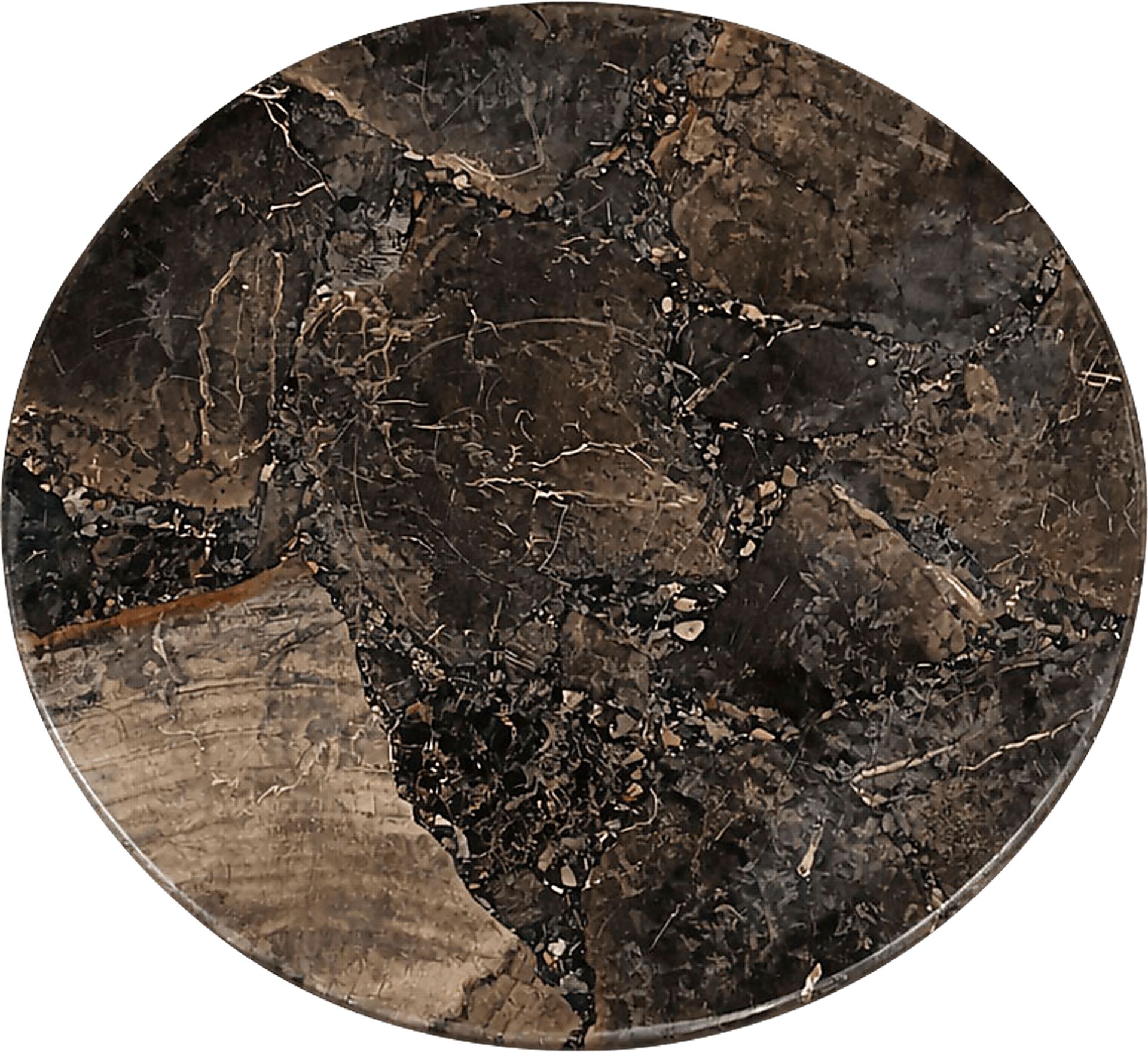 Papave Gold/Black Accent Table - Image 5