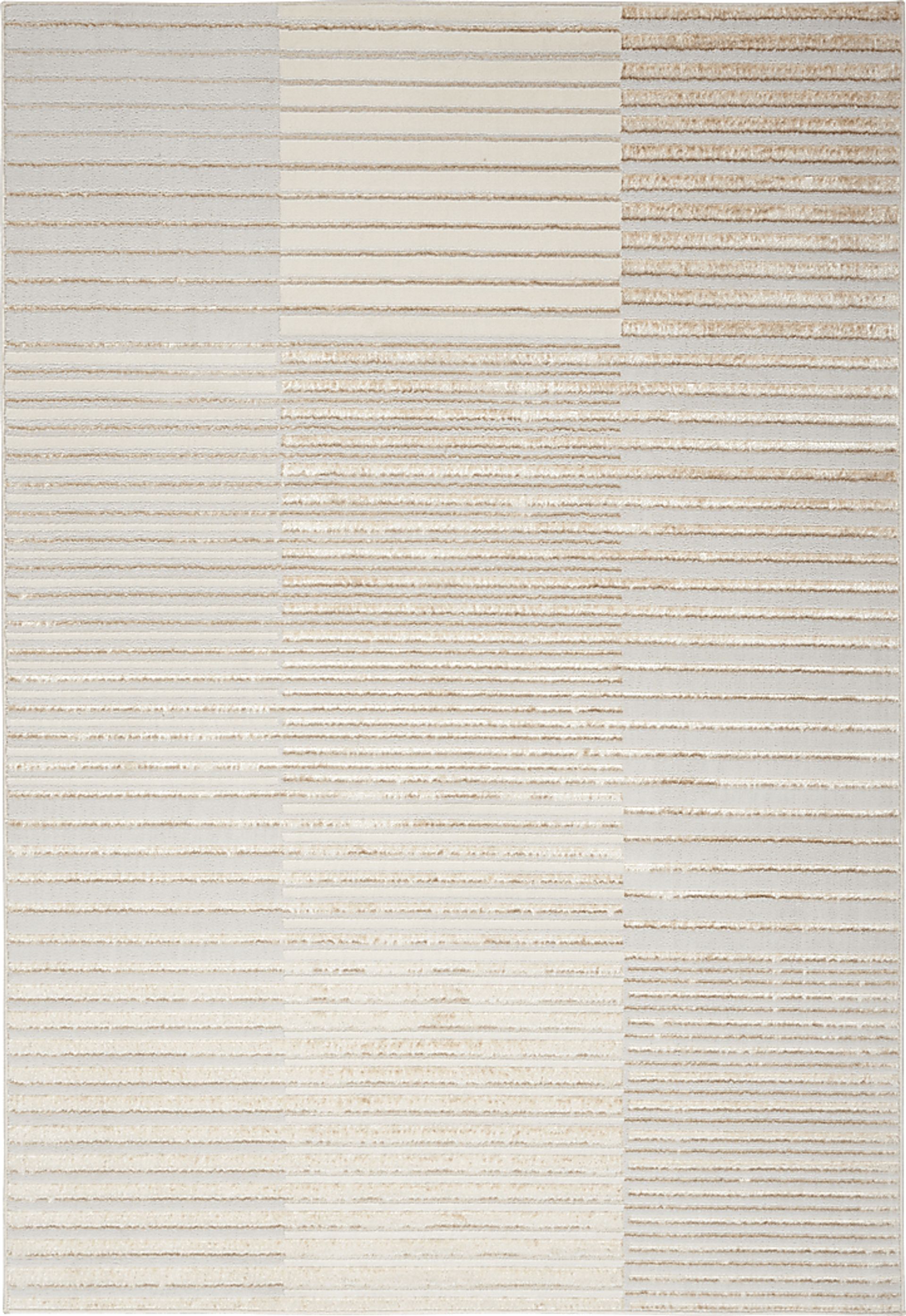 Paphi Beige/Silver 5'3 x 7'3 Rug - Image 1