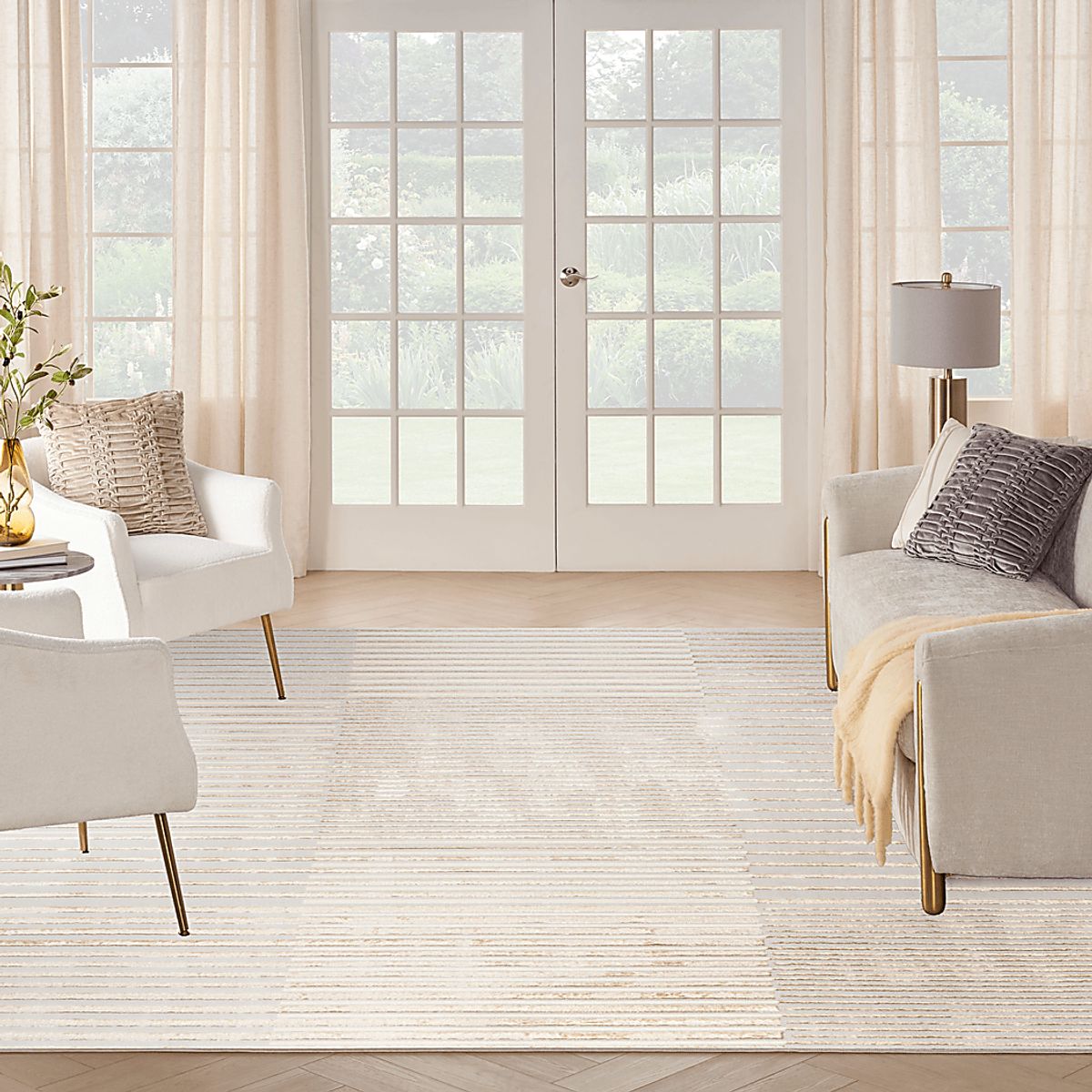 Paphi Beige,Silver Beige,Gray Rugs | Rooms to Go