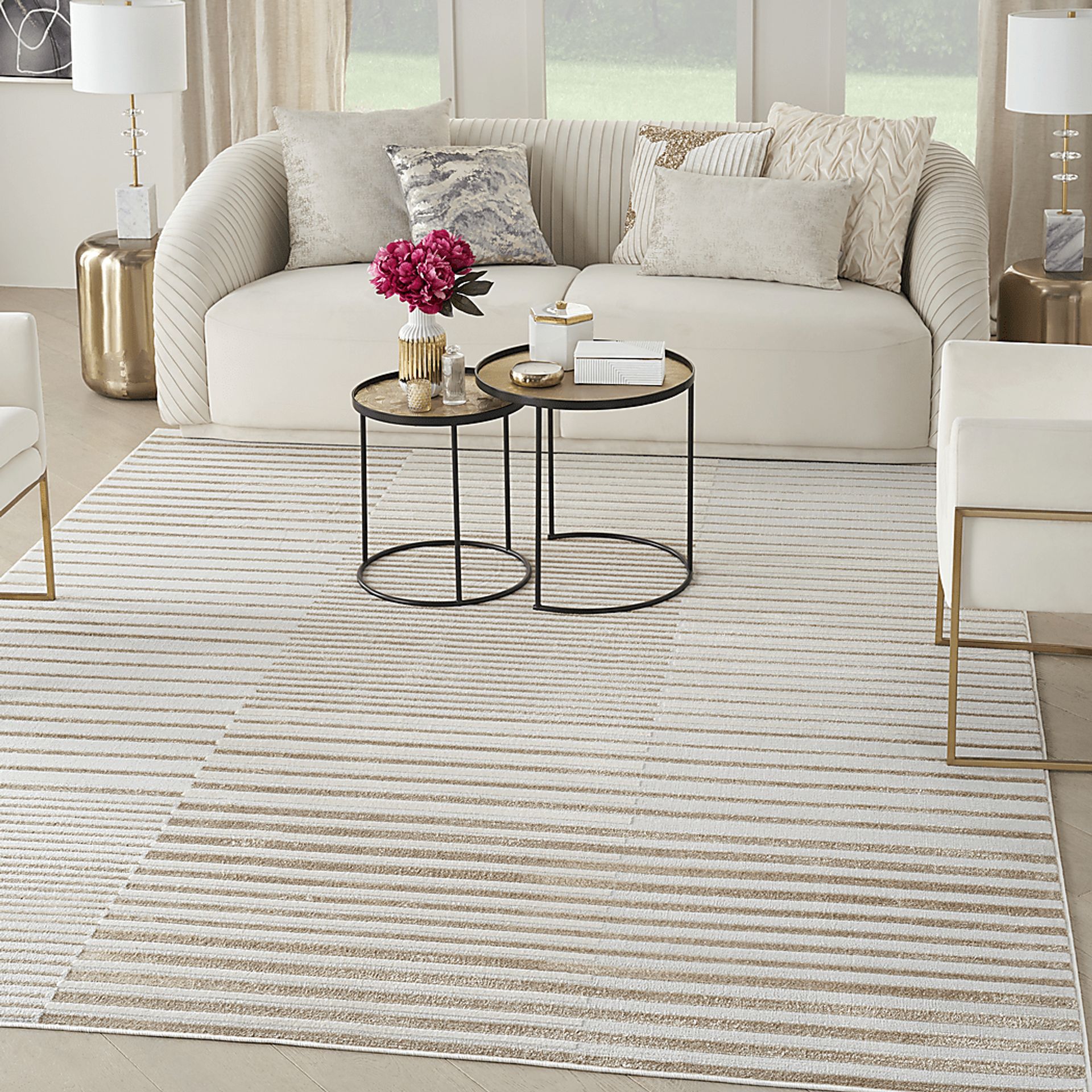 Paphi Beige/Silver 9' x 12' Rug - Image 3