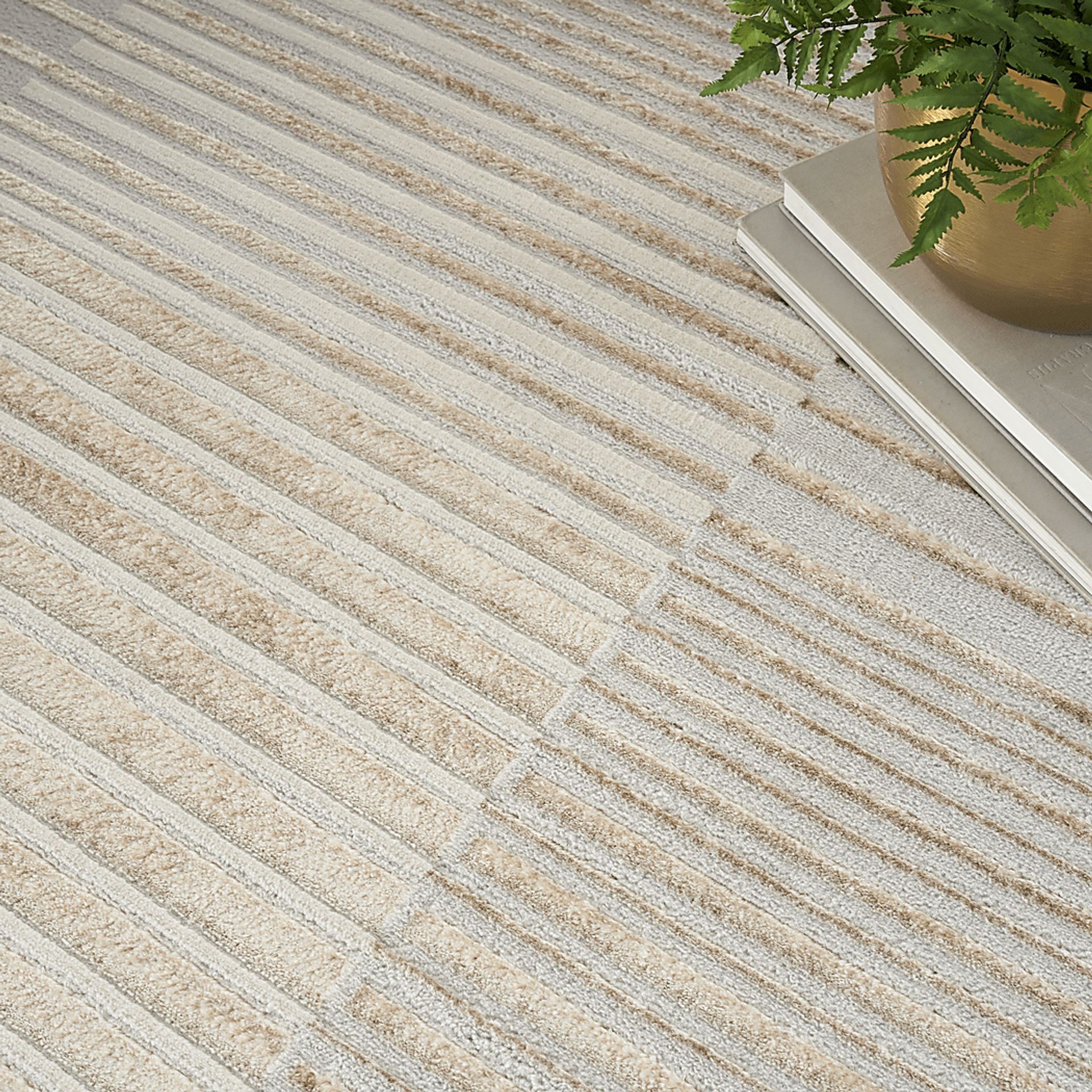 Paphi Beige/Silver 9' x 12' Rug - Image 4
