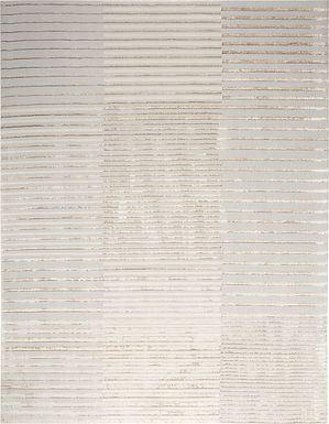 Paphi Beige/Silver 9' x 12' Rug