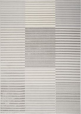 Paphi Silver/Gray 5'3 x 7'3 Rug