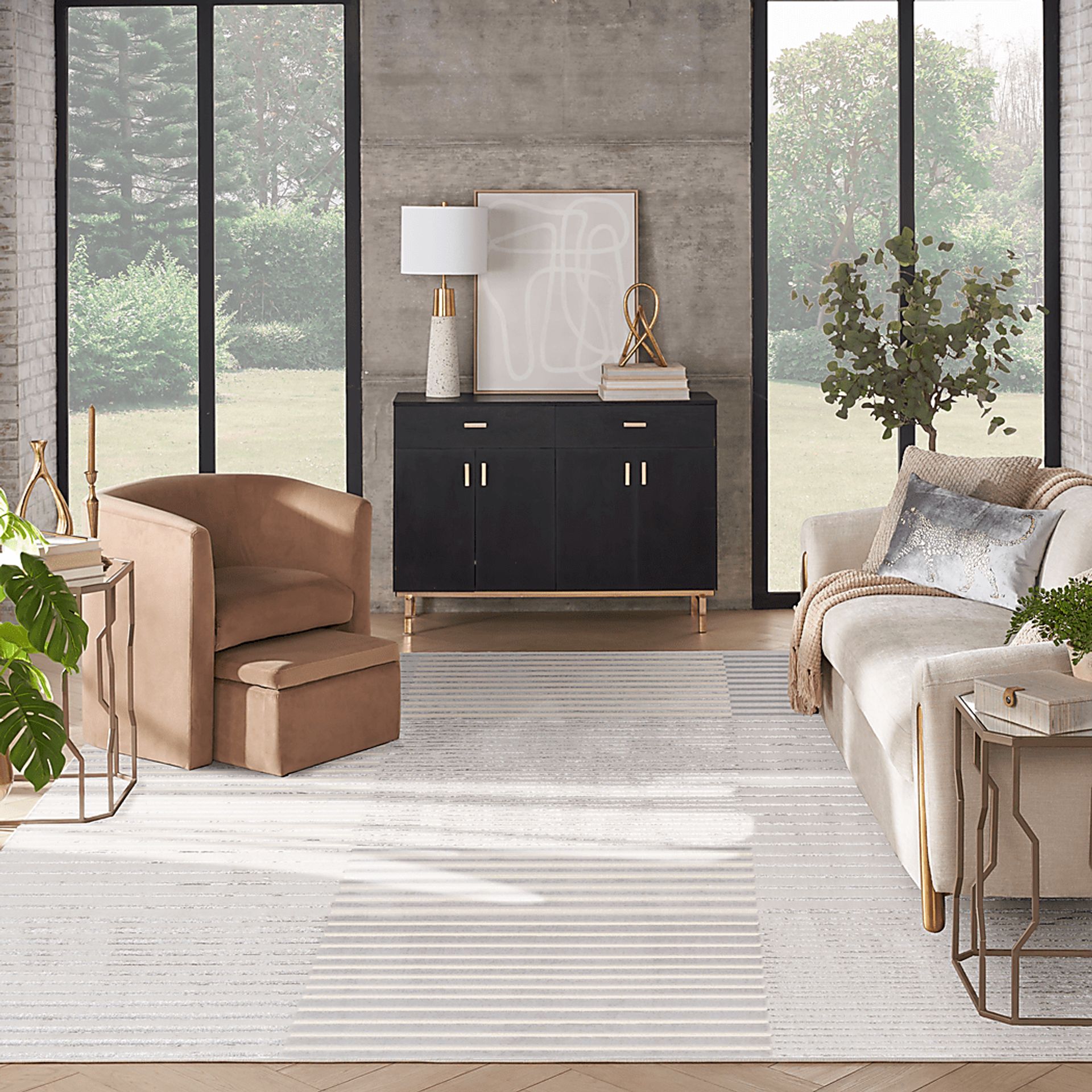 Paphi Silver/Gray 9' x 12' Rug - Image 3