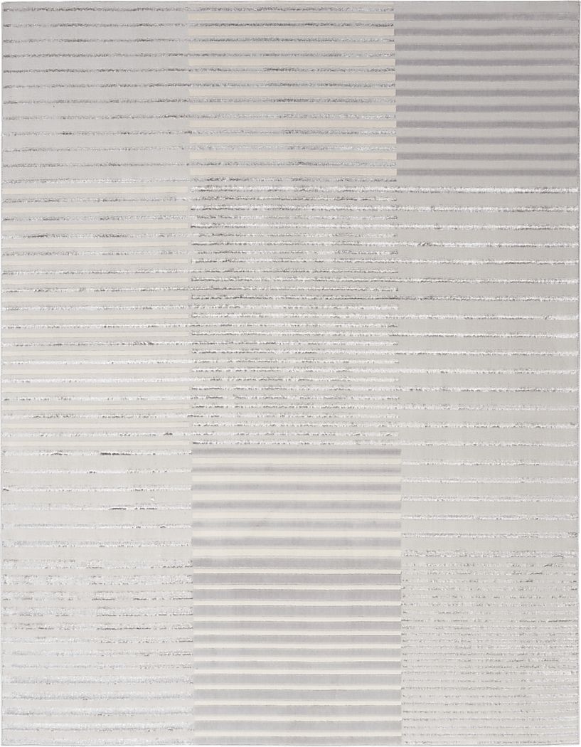 Paphi Silver/Gray 9' x 12' Rug