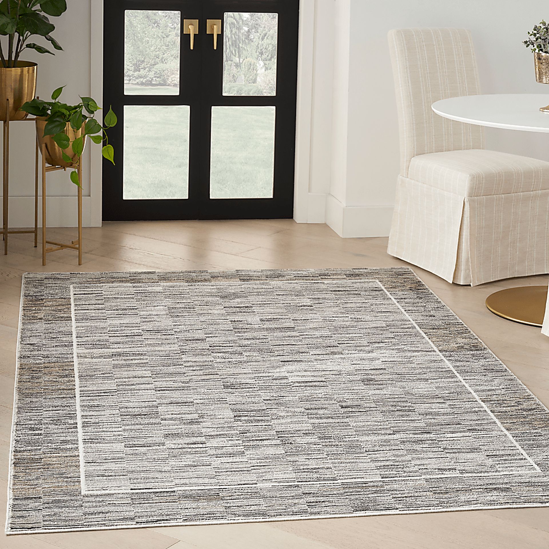 Paradare Charcoal/Gray 7'10 x 9'10 Rug - Image 2