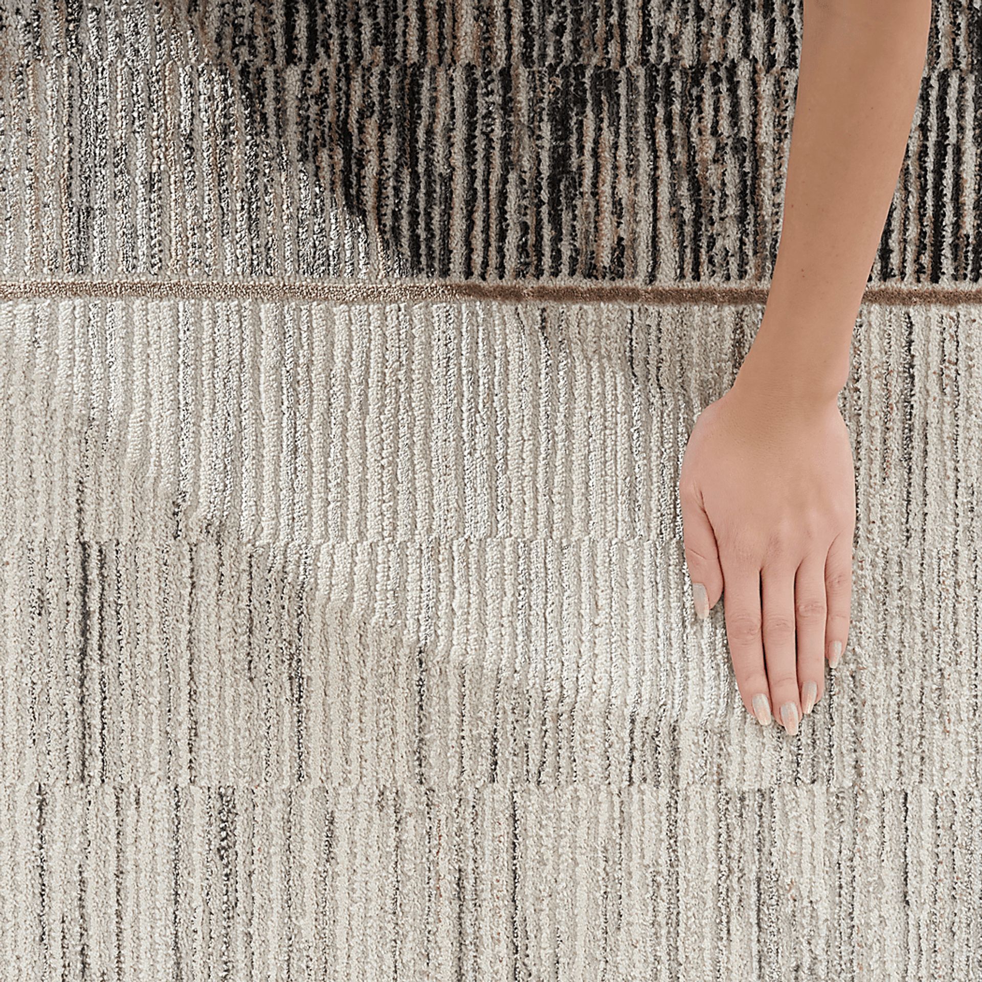 Paradare Gray/Black 5'3 x 7'3 Rug - Image 7