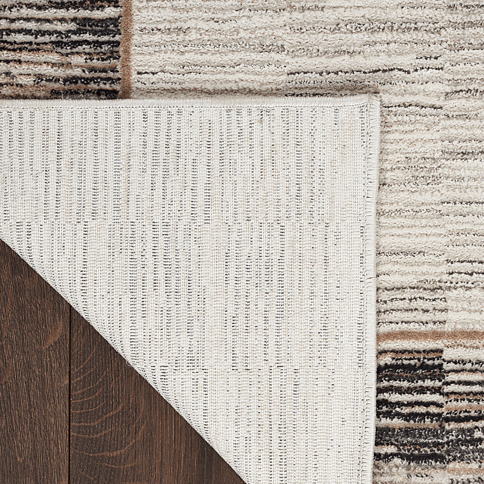 Paradare Gray/Black 5'3 x 7'3 Rug - Image 9