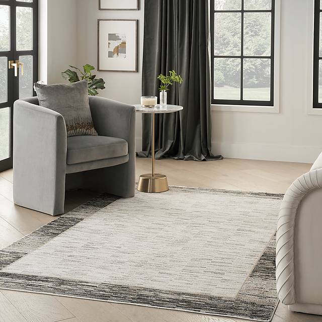 Paradare Gray/Black 7'10 x 9'10 Rug - Thumbnail - Image 2