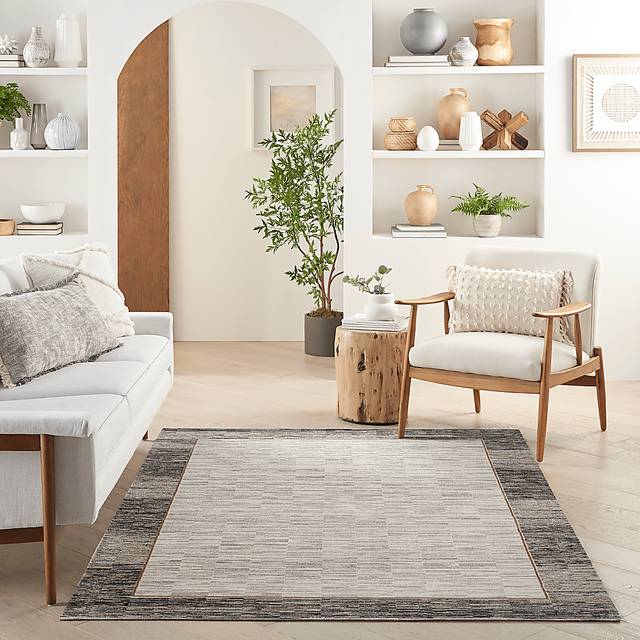 Paradare Gray/Black 7'10 x 9'10 Rug - Thumbnail - Image 3
