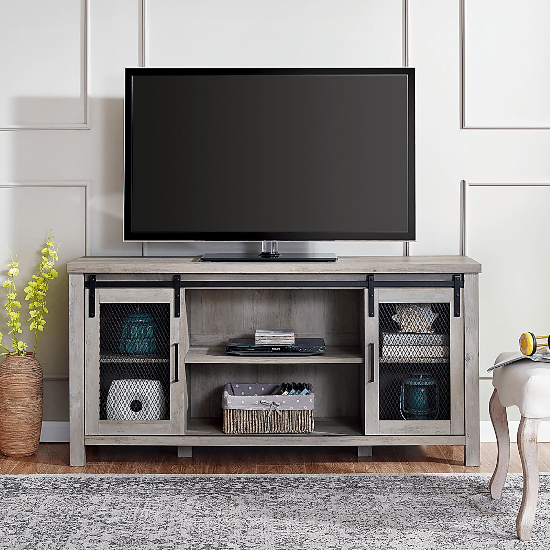 Parazine Gray 58 in. Console - Image 4