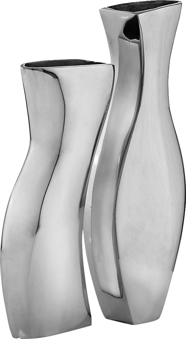 Pareja Silver Vase Set of 2 - Thumbnail - Image 1
