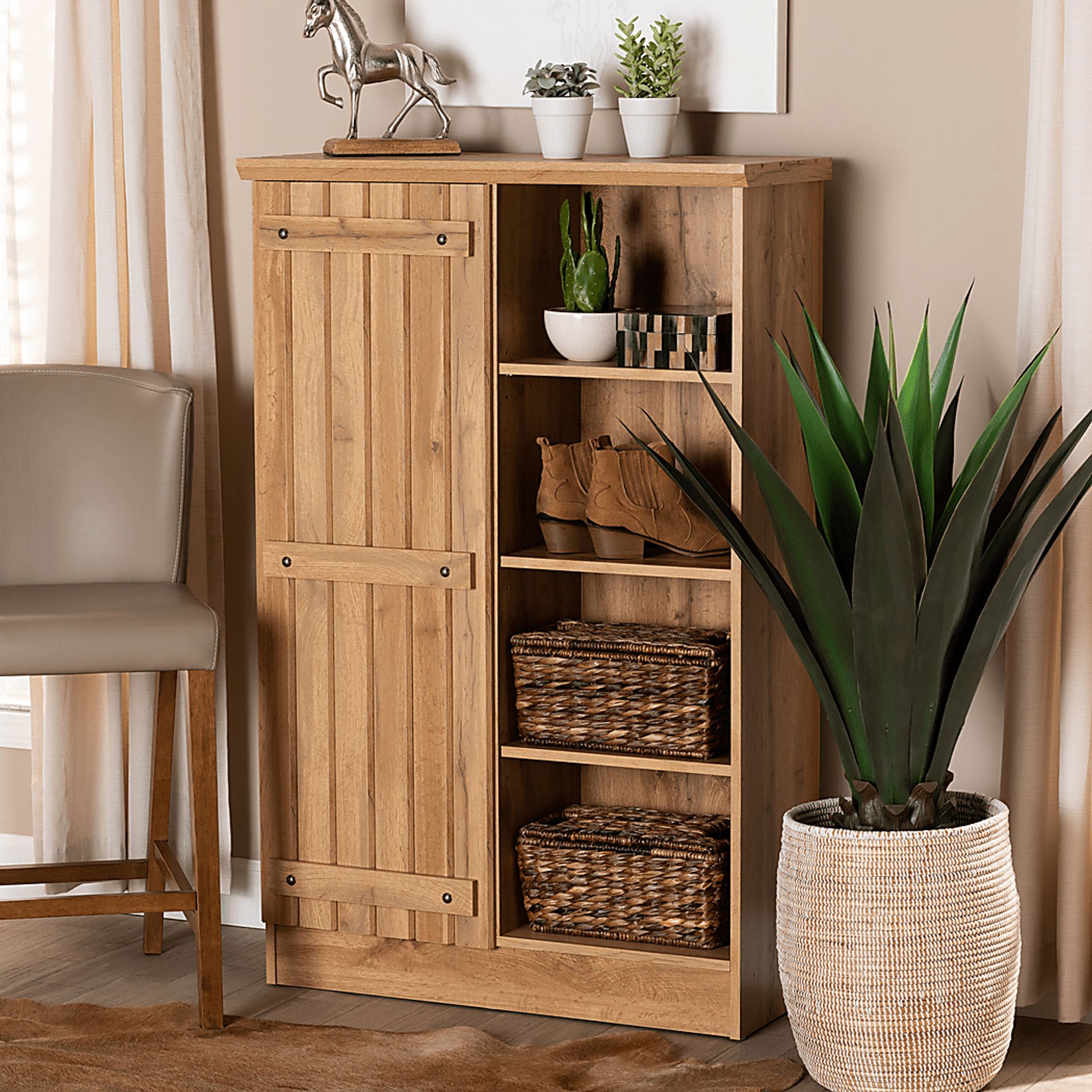 Parfore Brown Accent Cabinet - Image 7