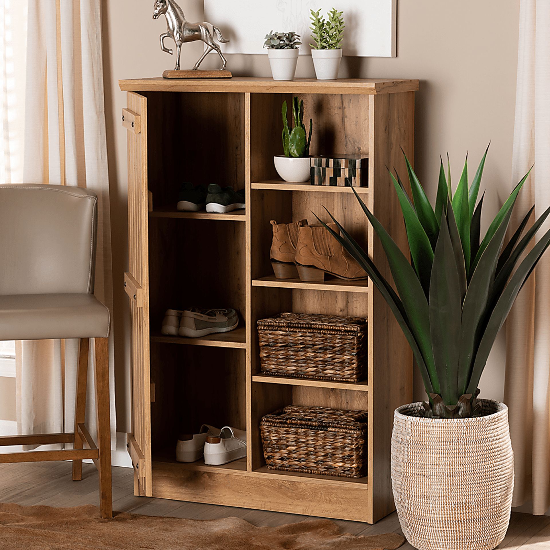 Parfore Brown Accent Cabinet - Image 8