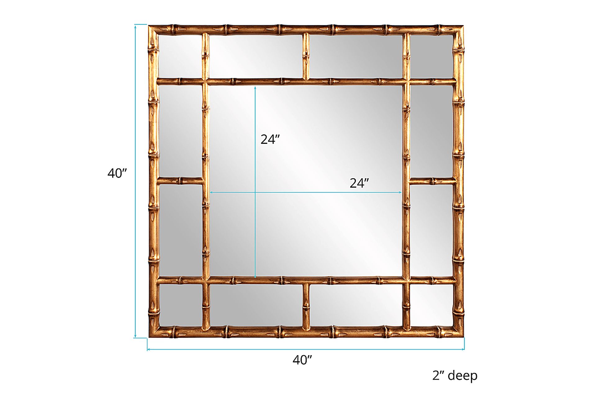 Pariman Gold Mirror - Image 2