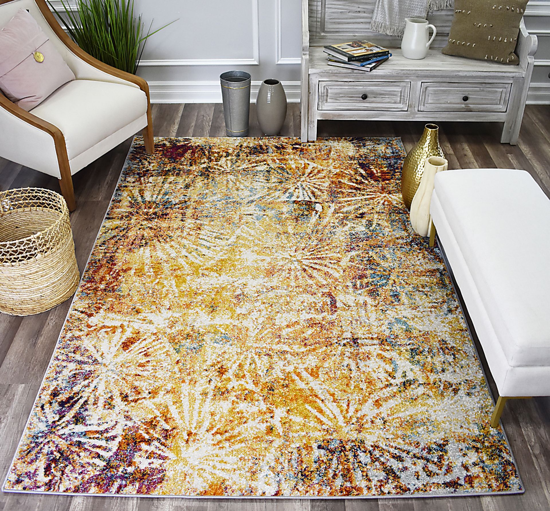 Parinaz Gold 8' x 10' Rug - Image 3