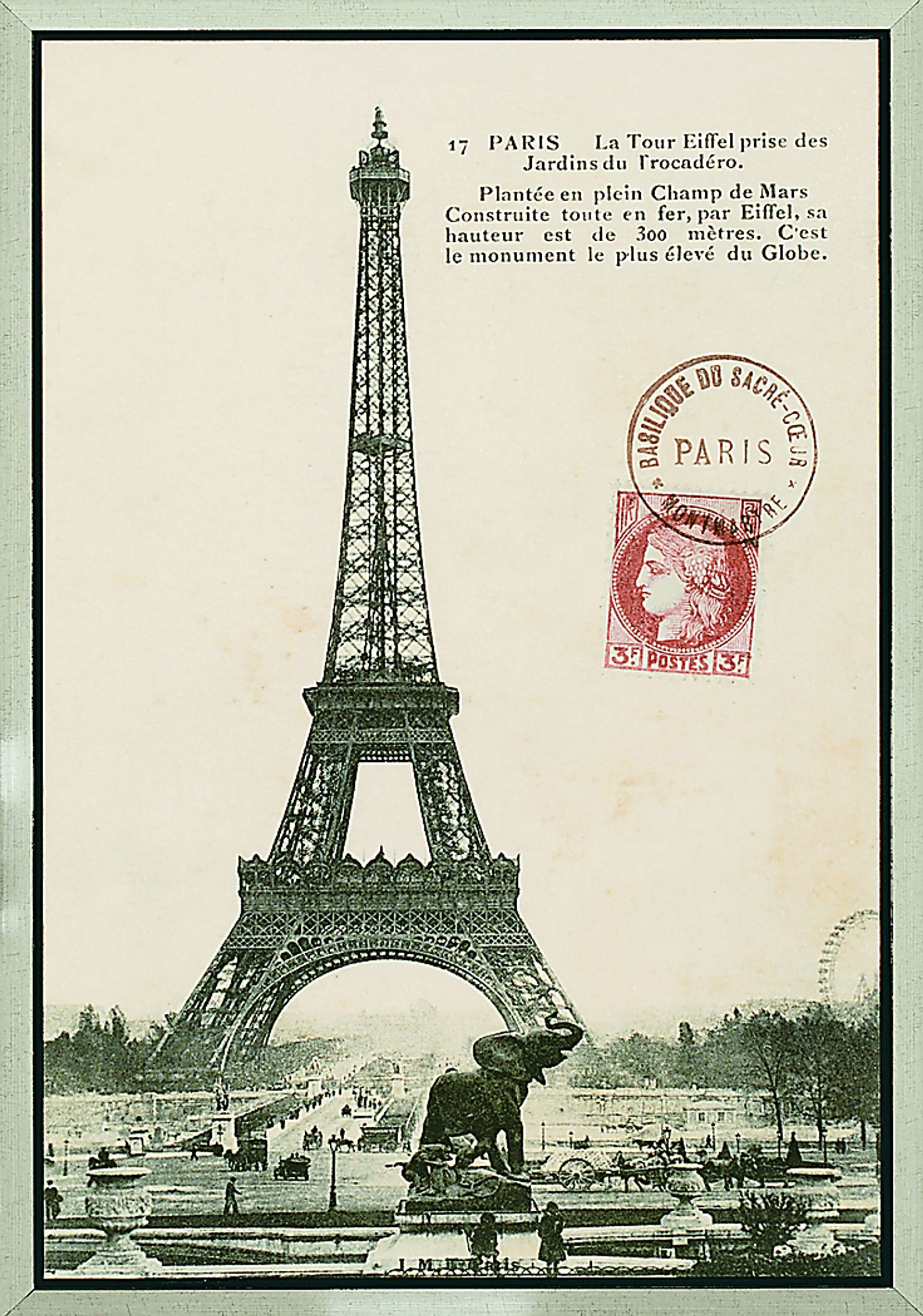 Paris 1900 Framed Artwork - Image 1