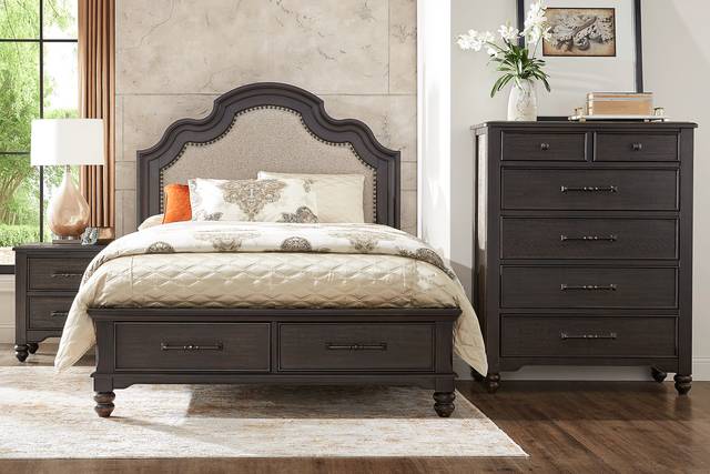 Park Grove Black King Storage Bed - Thumbnail - Image 2