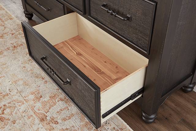 Park Grove Black 5 Pc Queen Bedroom - Thumbnail - Image 9