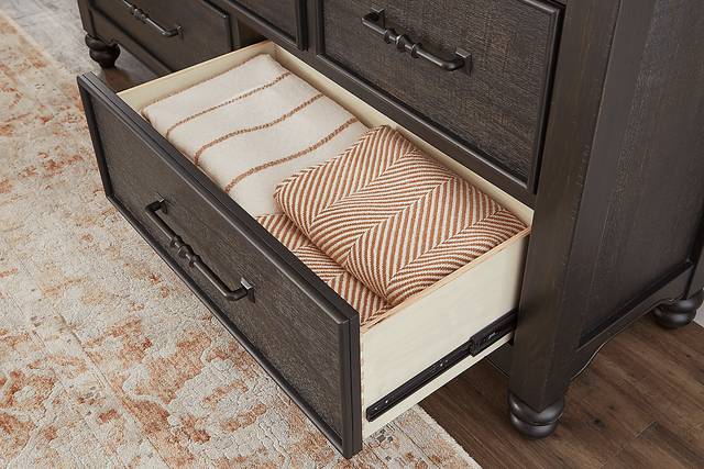 Park Grove Black 5 Pc Queen Bedroom - Thumbnail - Image 10