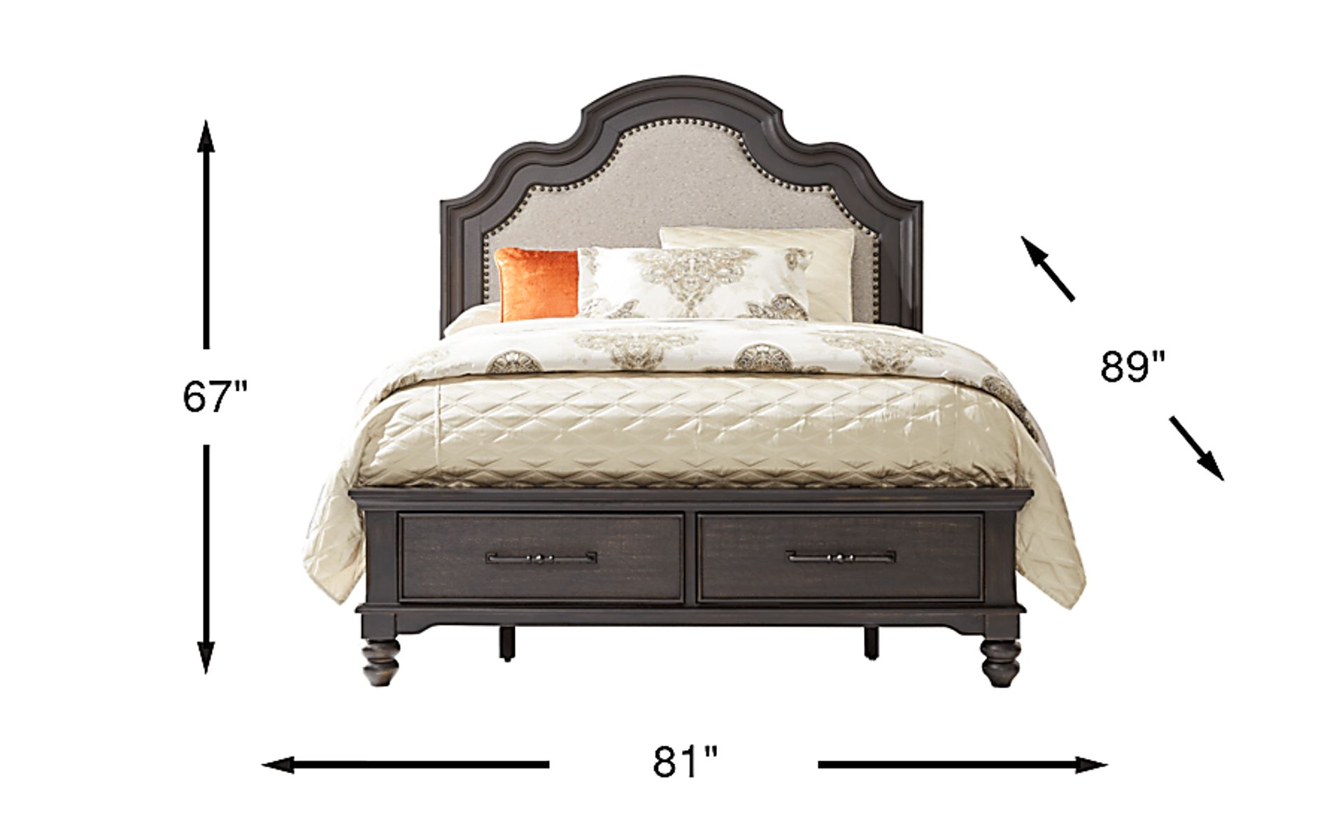 Dimension Image. Please refer to the Dimension Tab on this page for dimension details.