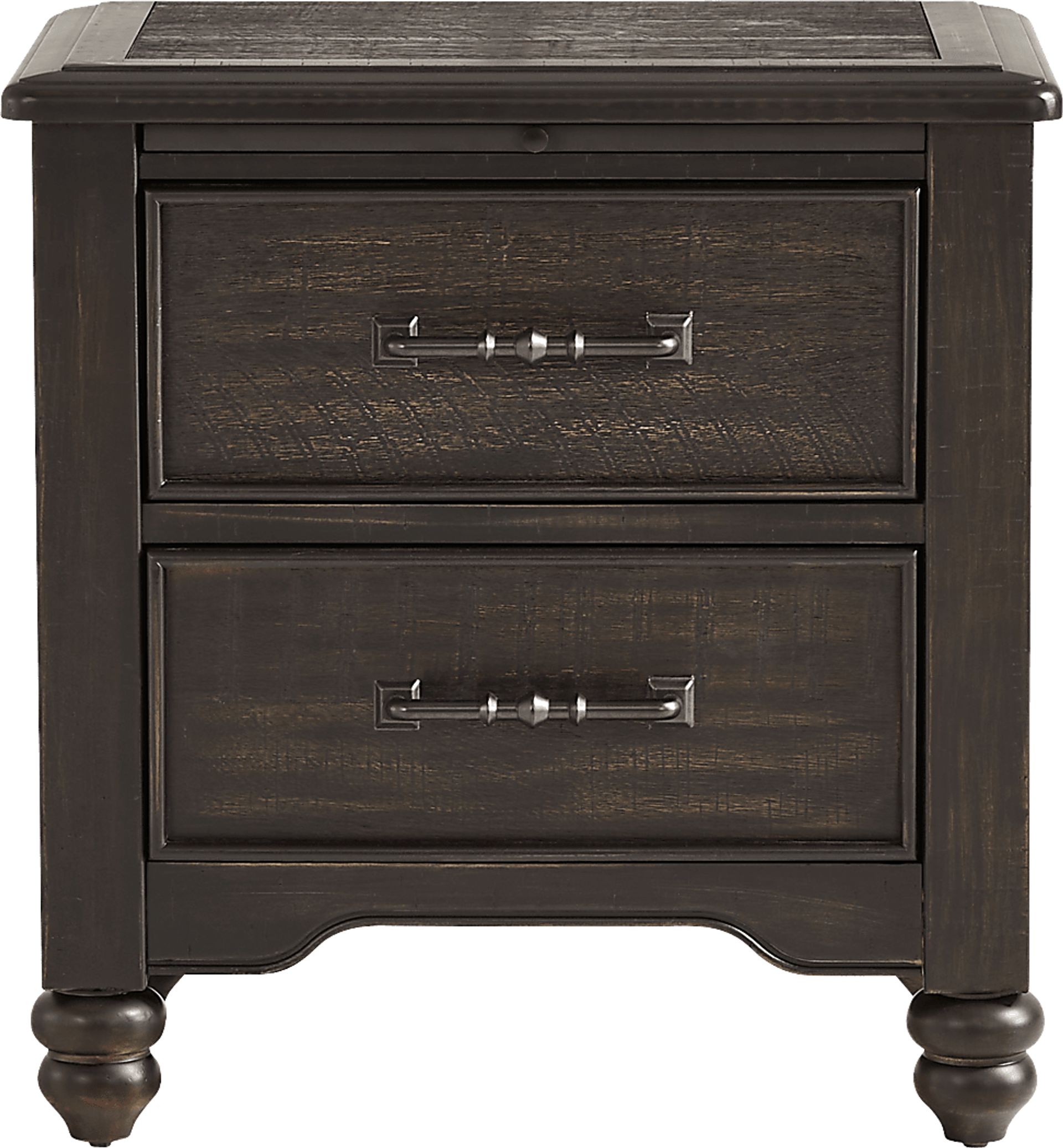 Park Grove Black Nightstand - Image 1
