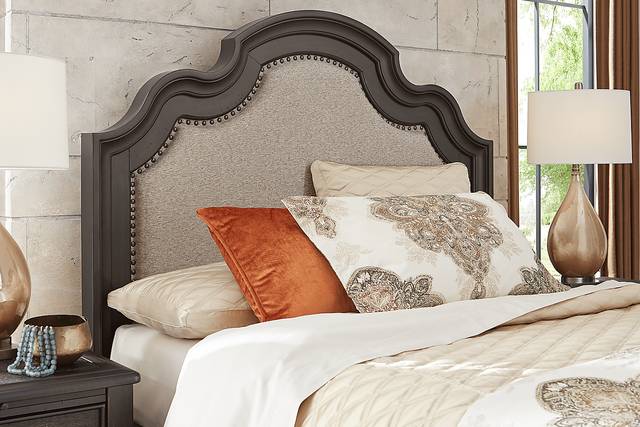 Park Grove Black 5 Pc Queen Bedroom - Thumbnail - Image 3