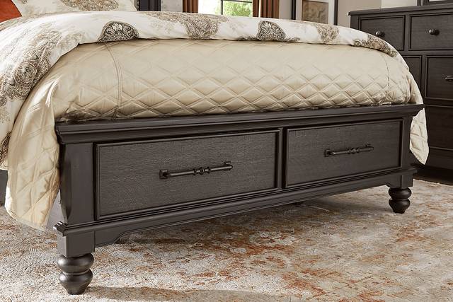 Park Grove Black Queen Storage Bed - Thumbnail - Image 3