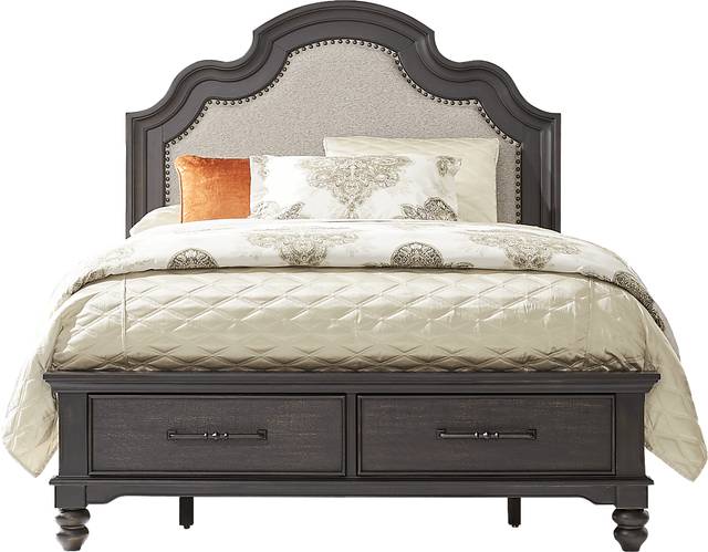 Park Grove Black Queen Storage Bed - Thumbnail - Image 1