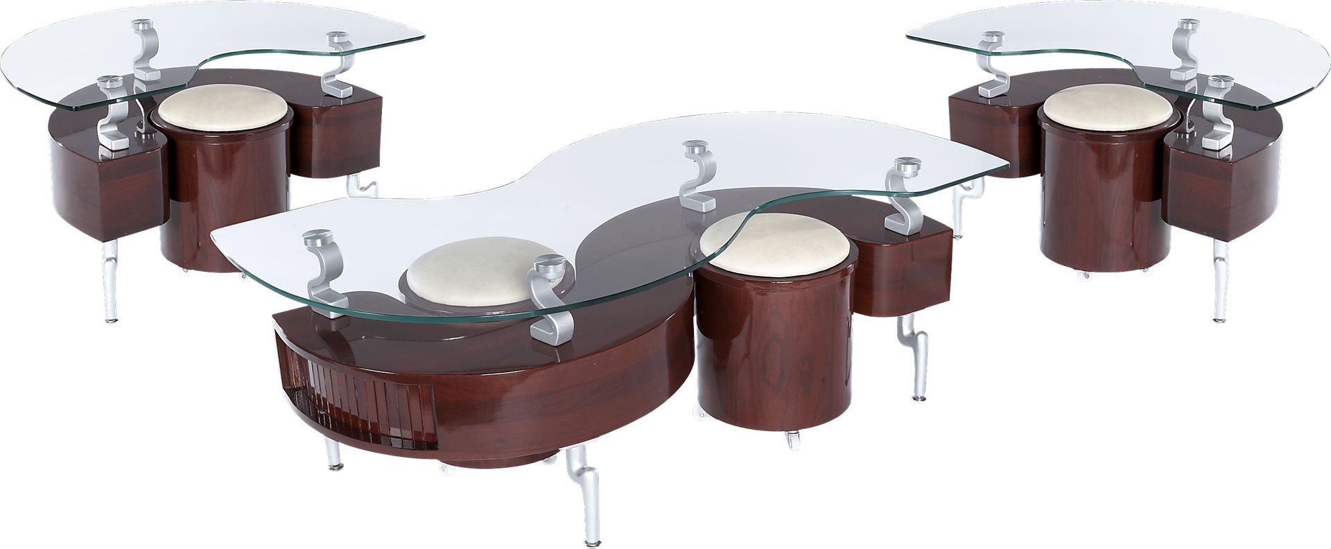 Park Row 3 Pc Table Set - Image 1