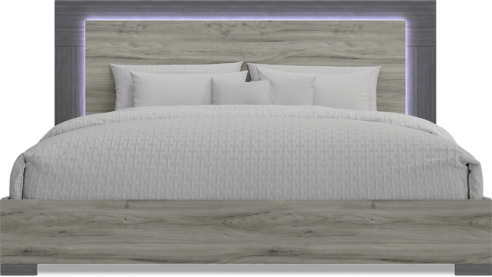 Park Slope Gray 3 Pc King Panel Bed - Image 3