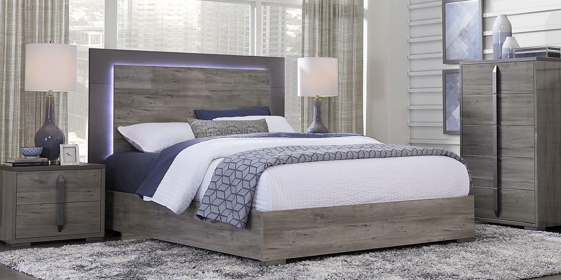 Park Slope Gray Nightstand - Image 2