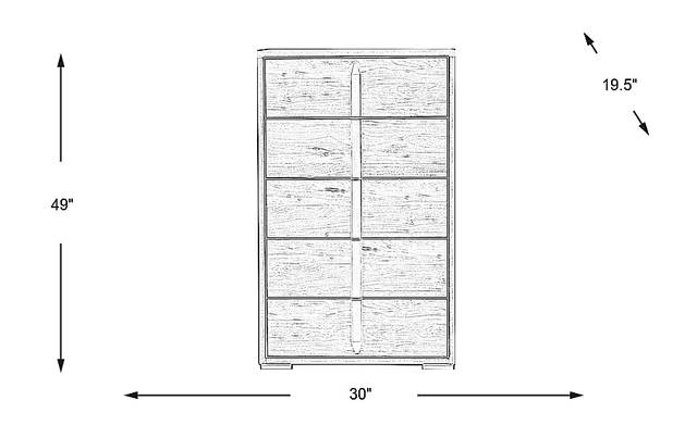 Dimension Image. Please refer to the Dimension Tab on this page for dimension details.