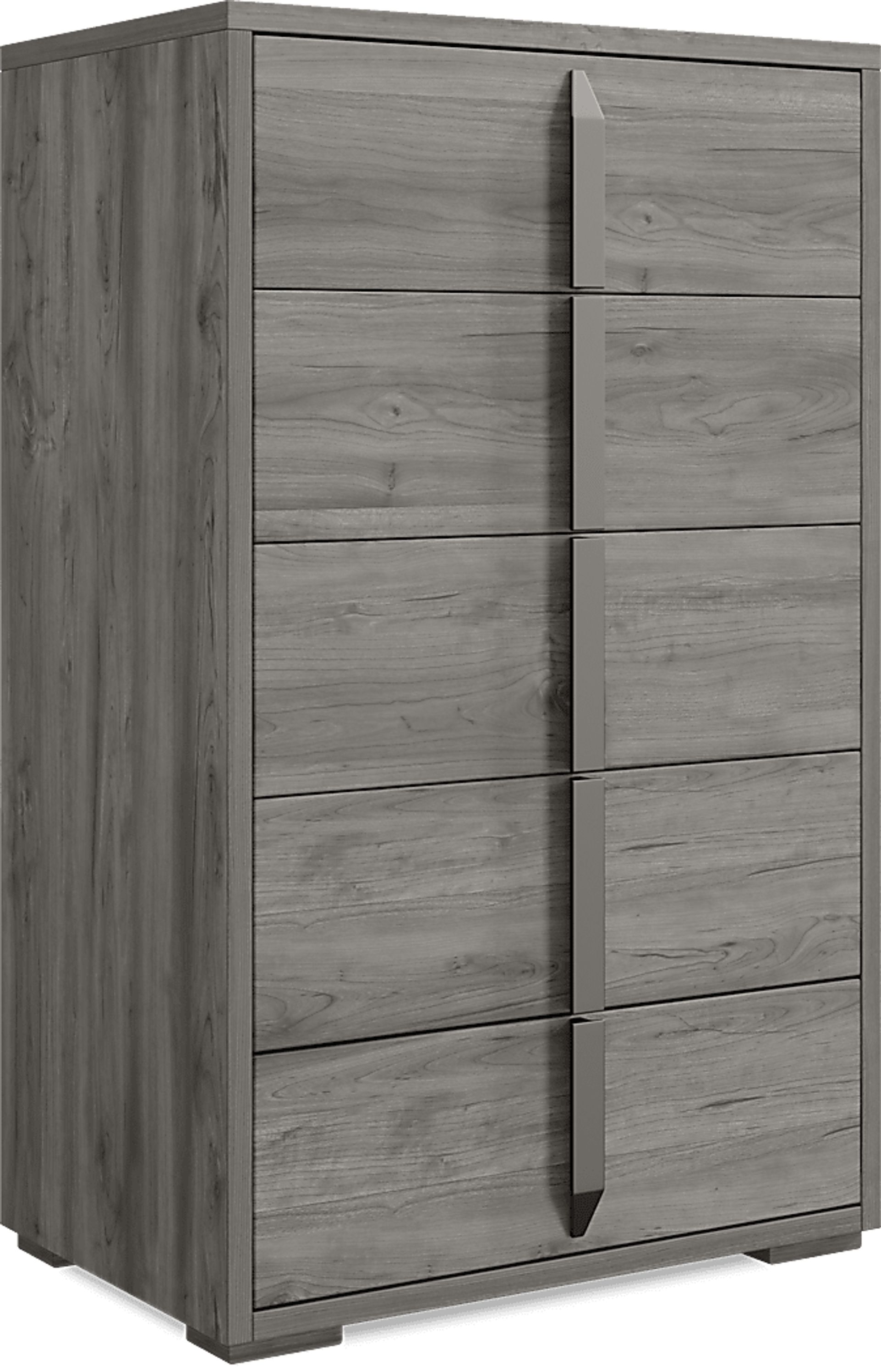 Park Slope Gray 5 Pc Queen Bedroom - Image 7