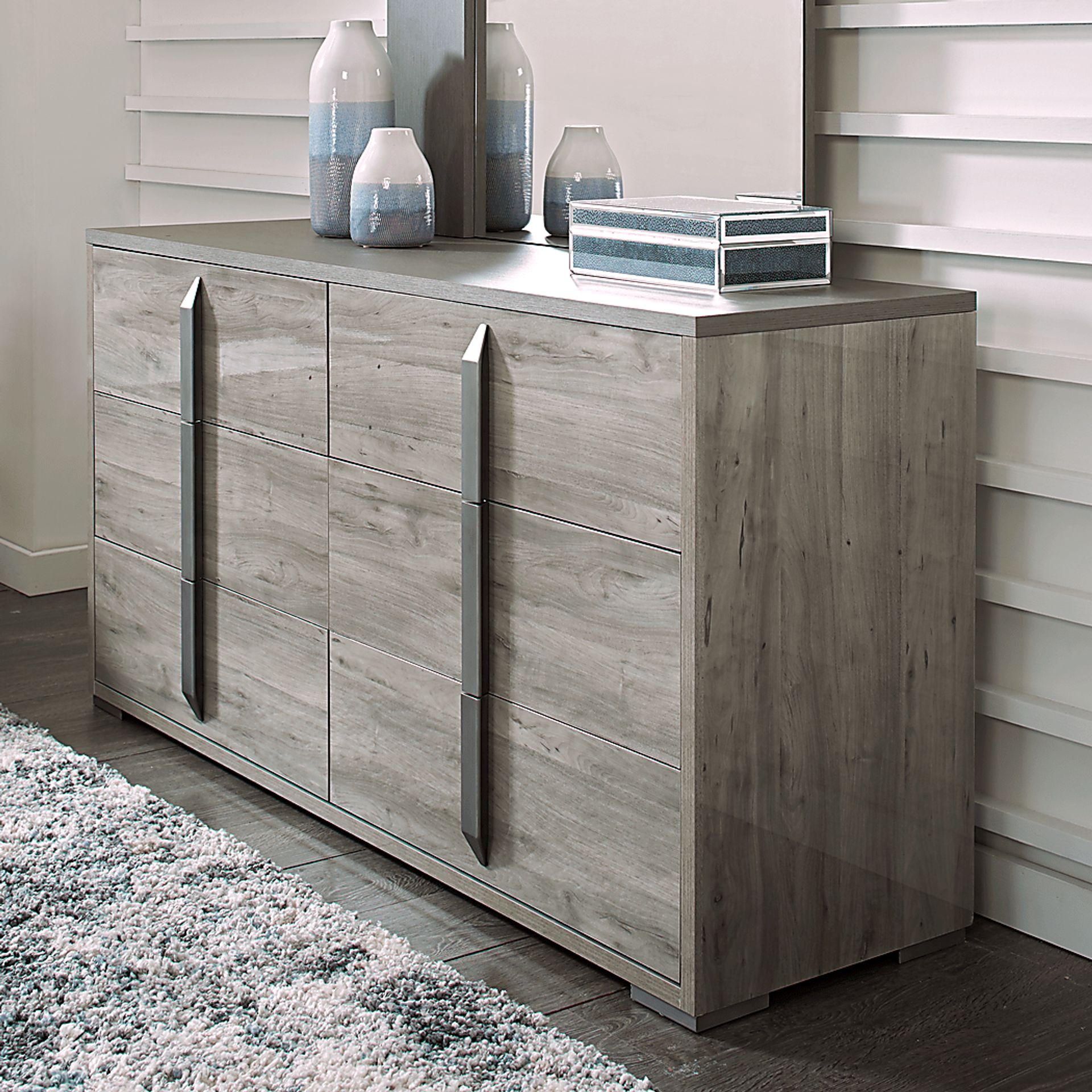 Park Slope Gray 5 Pc Queen Panel Bedroom - Image 8